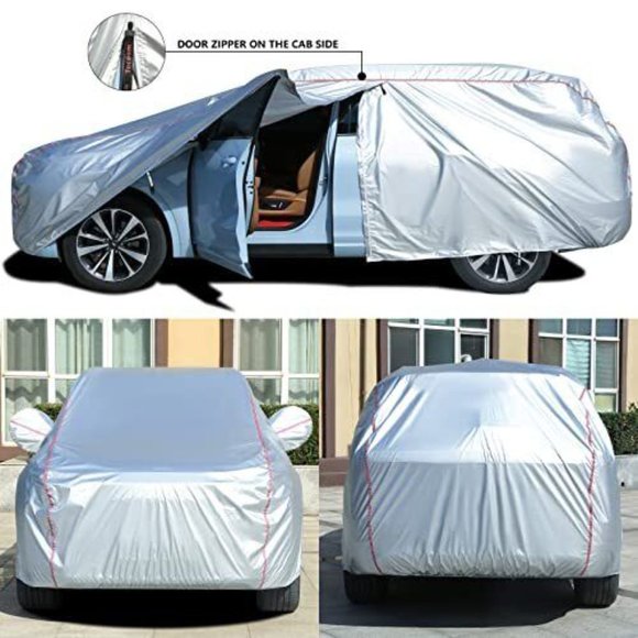 Tecoom Hard Shell Zipper Design Waterproof UV-Proof Windproof Car Cover NIB - Picture 1 of 13